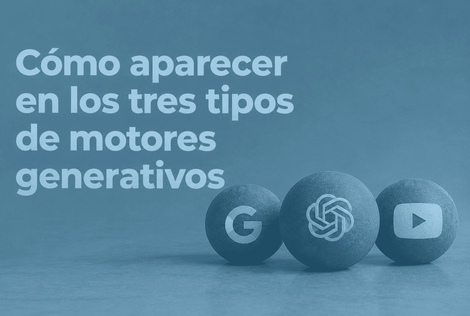 Como aprecer en los tres tipos de motores generativos